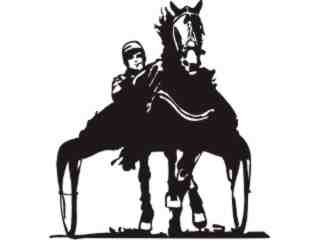  Horse Racer Decal Proportional