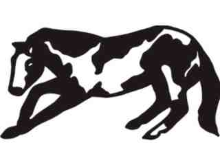  Horse Resting_ C U 1 Decal Proportional