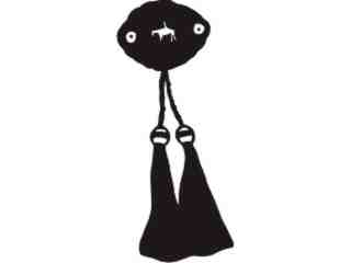  Horse Saddle Decor 3_ C U 1 Decal Proportional