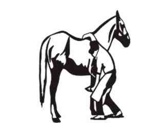  Horse Shoe Putting_ C U 1 Decal Proportional