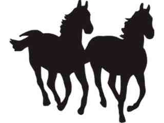  Horse Together_ C U 1 Decal Proportional