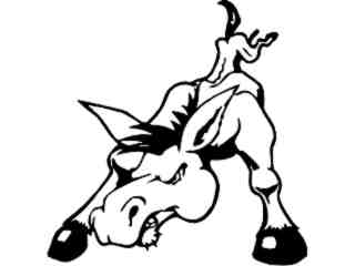  Horse Tough Stance Decal Proportional