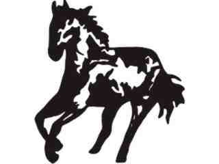  Horse Wild_ C U 1 Decal Proportional