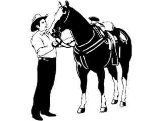  Horseand Cowboy D R_ P A 1_ D T L Decal Proportional
