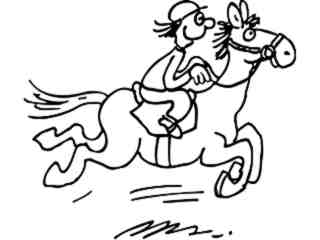  Horseback Riding_ 0 6 3_ V A 1 Decal Proportional