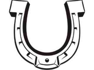  Horseshoe Decal Proportional