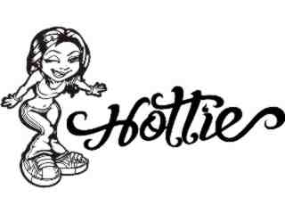  Hottie Chic Decal Proportional