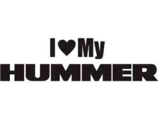  Hummer Love Decal Proportional