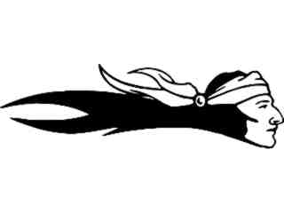  Indian Side Graphic Decal Proportional