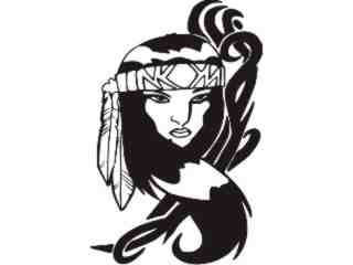  Indian Woman Proud_ G D G Decal Proportional