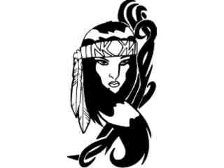  Indian Woman_ G D G Decal Proportional