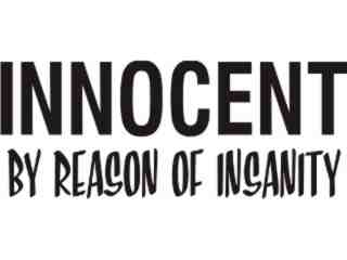  Innocent In Sanity Decal Proportional