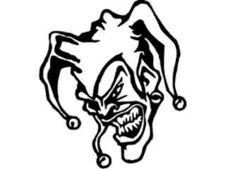  Jester Joker 4 Decal Proportional