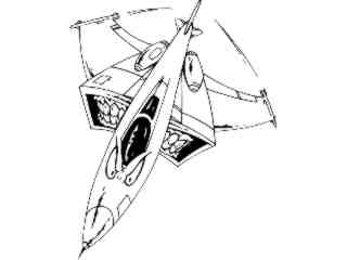  Jet Plane_ M B 1 Decal Proportional