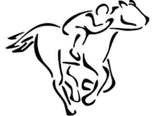  Jockey Racer Lines Decal Proportional