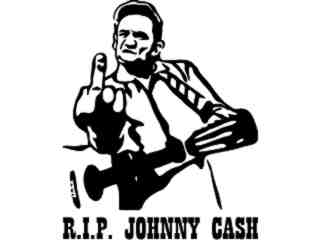  Johnny Cash Decal Proportional