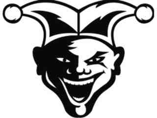  Joker Jester 1 Decal Proportional