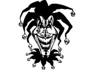  Joker Jester 5 Decal Proportional