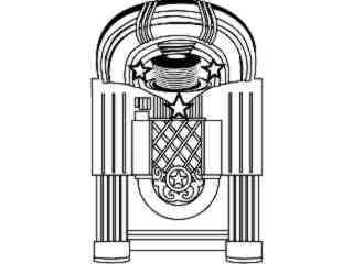  Juke Box D H_ P A 1_ D T L Decal Proportional