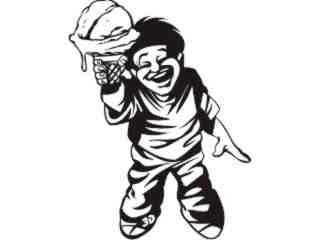  Kid Characters 1 3 4_ 3 D G Decal Proportional