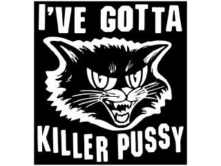  Killer Pussy Cat Kitty_ I N V Decal Proportional