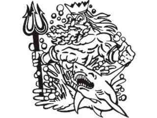 King Of The Sea Decal Proportional