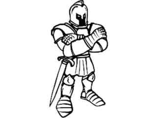 Knight Arms Crossed_ M B 1 Decal Proportional