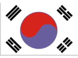  Korean Flag_ C L 1 Decal Proportional