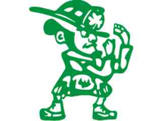  Leprechan Fireman Decal Proportional