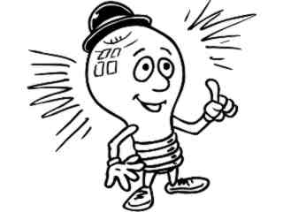  Light Bulb Man M G_ P A 1 Decal Proportional