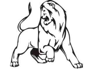  Lion Animal Wild_ 0 1 4a Decal Proportional