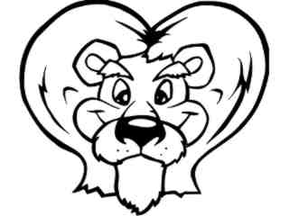  Lion Head 2_ M B 1 Decal Proportional