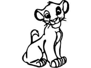  Lion King Decal Proportional