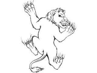  Lion Scratch_ M B 1 Decal Proportional