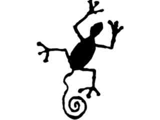 Lizard Curl Decal Proportional