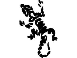  Lizard Print Decal Proportional
