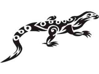  Lizards Tribalized_ 0 4 4 Decal Proportional