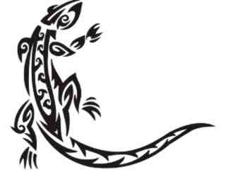  Lizards Tribalized_ 0 5 0 Decal Proportional