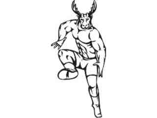  Mascots Sports In Action_ 0 0 5 Decal Proportional