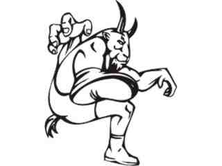  Mascots Sports In Action_ 0 1 0 Decal Proportional