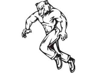  Mascots Sports In Action_ 0 1 2 Decal Proportional