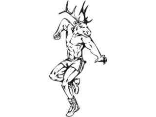  Mascots Sports In Action_ 0 1 4 Decal Proportional