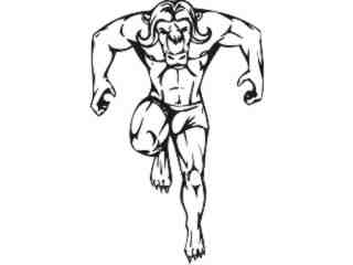  Mascots Sports In Action_ 0 1 5 Decal Proportional