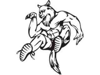  Mascots Sports In Action_ 0 1 7 Decal Proportional