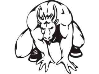  Mascots Sports In Action_ 0 3 8 Decal Proportional