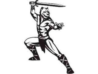  Mascots Sports In Action_ 0 4 7 Decal Proportional