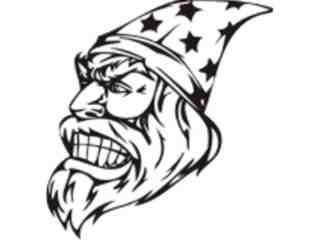  Mascots_ Wizard_ 0 3 9_ X C C Decal Proportional