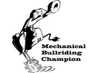  Mechanical Bull Decal Proportional