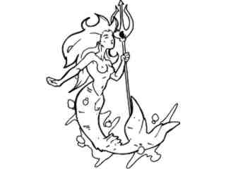  Mermaid_ G D G Decal Proportional