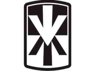  Military 1 1th Brigade Decal Proportional